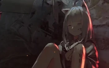 Anime infected person arknights iphone wallpaper hd