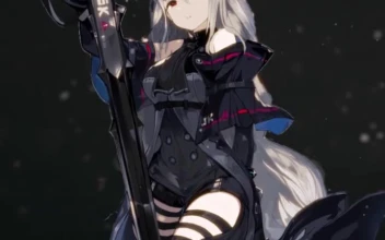 Anime skadi arknights iphone wallpaper hd