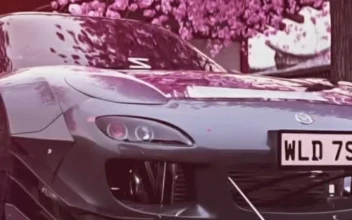 iPhone and Android Mazda Rx 7 Cherry Blossom Live Phone Wallpaper