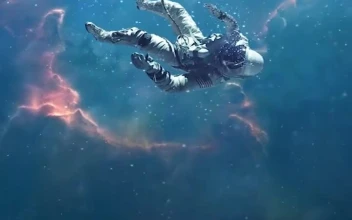 Drowning In Space Iphone Wallpaper