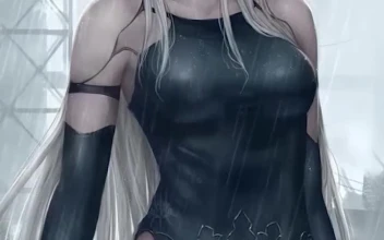 iPhone And Android 2b And A2 In The Rain Nier Automata Phone