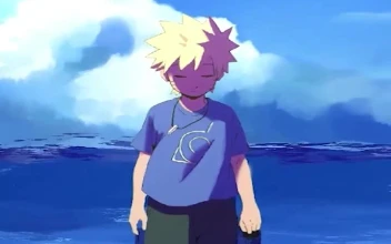 Kid Naruto Beach iphone lock screen wallpaper