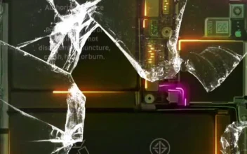 Cool Phone Internal Parts With Cracked Screen Free Live Phone Wallpaper