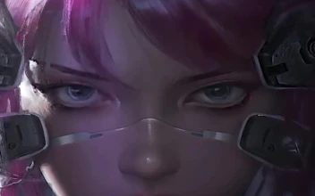 Samurai Girl Cyberpunk 2077 For iPhone Wallpaper