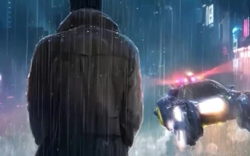iPhone and Android Joe K Standing In The Rain Blade Runner 2049 Phone