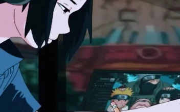 Sasuke Studying Wallpaper of Anime