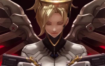 iPhone and Android Mercy Angel Die Overwatch Live Phone Wallpaper