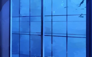 Whales Outside The Window iphone lock screen wallpaper