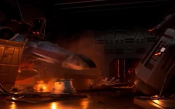 iPhone and Android X Wing Burning Star Wars Phone