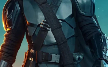 iPhone and Android Mandalorian Beskar Armor With Baby Yoda Live Phone Wallpaper
