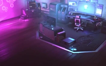 Live Phone Sombra Hideout Cyberpunk Wallpaper To iPhone And Android