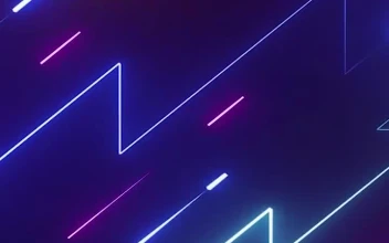 Cool Neon Lines iphone 12 pro wallpaper