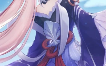 Game Sangonomiya Kokomi Genshin Impact Phone Wallpaper Anime Iphone And Android