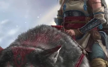 Girl Wolf Warrior For iPhone Wallpaper
