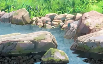 iPhone And Android Stream In The Meadow Animated Landscape Phone