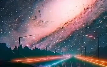 iPhone And Android Night Drive Road Galaxy Stars Phone