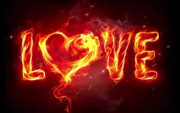Android  iOS iphone Mobile Love Flame Abstract