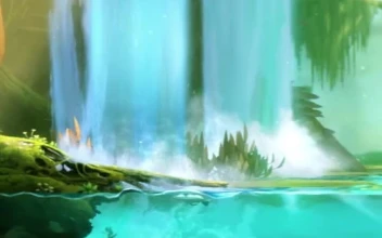 Waterfall Underwater View Fall Wallpaper Iphone