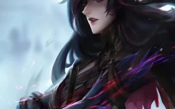 iPhone and Android Fantasy Witch Blood Crow Phone