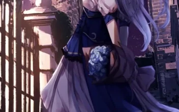 Android  iOS iphone Mobile Cat Girl Butterfly Anime