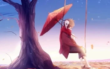 iPhone  Android Swing Umbrella Anime Phone