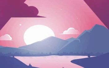 Cool Flat Lake iphone 12 pro wallpaper