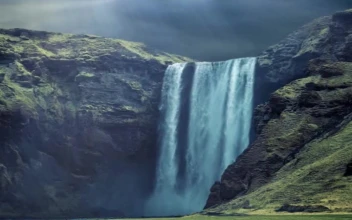 Waterfall Skogafoss Fall Wallpaper Iphone