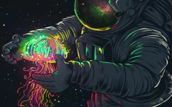 Spaceman Jellyfish Space Iphone Wallpaper