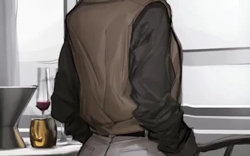 iPhone And Android Anime Girl Standing In The Living Room Phone