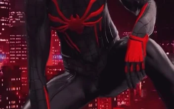 iPhone  Android Marvel Spiderman Miles Morales Dark Free Phone