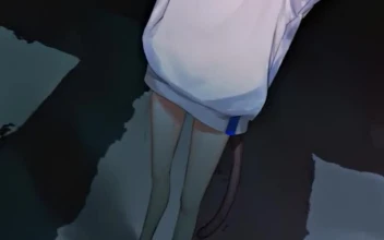 iPhone And Android Neko Girl On Flooded Road Phone