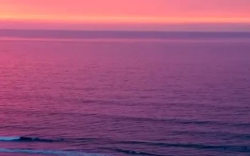 Evening Beach iphone lock screen wallpaper