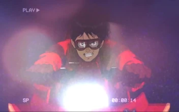 Akira on Motorcycle Live Anime Wallpaper