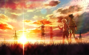 Hunter x Hunter Killua and Gon Live Anime Wallpaper