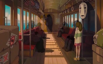 Spirited Away Train Live Anime Wallpaper