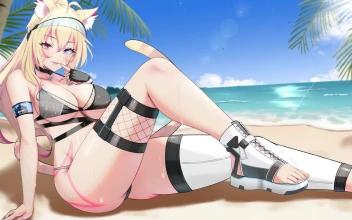 Beach Episode Android Bikini Cat Girl