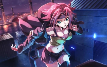 Kallen Crimson Dashing Code Geass Anime