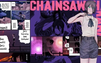 Anime Reze Bomb Devil Manga Scroll Chainsaw Man