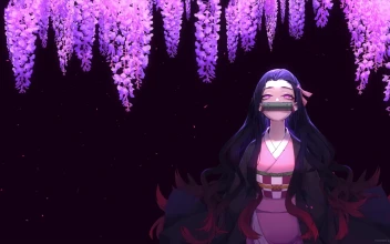 Anime Wisteria Nezuko Kimetsu No Yaiba