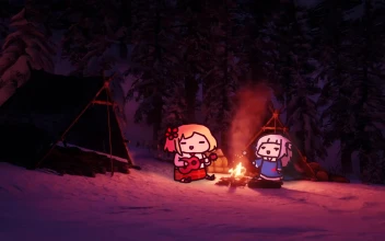 Gura Yuri Camp Lively Wallpaper