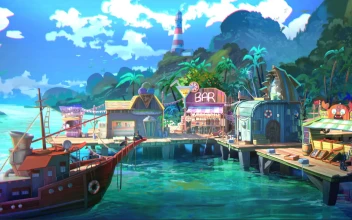 Exotic Tropical Harbor