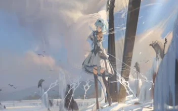Eula Playing Violin Genshin Impact PC