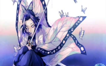 Shinobu Kocho Butterfly Pond Demon Slayer PC