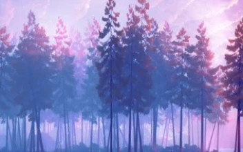 Aesthetic Pine Forest 4K Animated Wallpaper