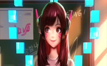 DVA Overwatch Moving Wallpaper