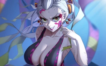 Demon Slayer Kimetsu no Yaiba Daki (堕姫) (だき) Cybust PC Animated Wallpaper