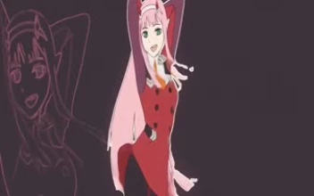 Zero Two Darling In The Franxx Animated Wallpaper
