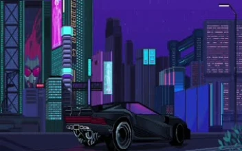 Live Night City CyberPunk 2077 Pixel 4k Wallpaper