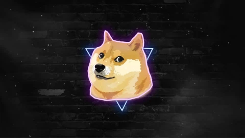 Doge Coin Triangle Wall Live Wallpaper - Free Live Wallpaper