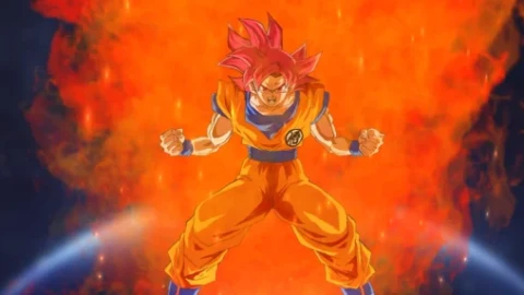 Live Goku SSJ God Video Wallpaper - Free Live Wallpaper